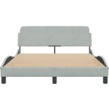  Okvir za krevet Dover svjetlosivi 140 x 190 cm baršunasti | Eponuda.com