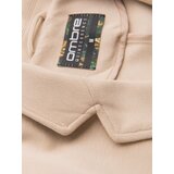 Ombre Men's SLIM knit jacket with subtle texture - beige | Shoptok.si