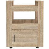  Kuhinjski voziček sonoma hrast 60x45x80 cm inženirski les, (20766732) | Shoptok.si