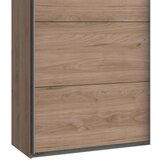 MID.YOU Omara Z Drsnimi Vrati Ernie, Barva Hrasta, Z Ogledalom | Shoptok.si