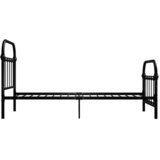  Okvir za krevet crni metalni 90 x 200 cm | shoptok.hr