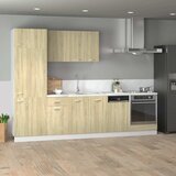  7-dijelni set kuhinjskih ormarića "Lyon" hrast Sonoma, inženjersko drvo | shoptok.hr