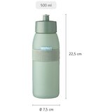 Mepal Črna plastična steklenica za vodo 500 ml Ellipse – | Shoptok.si