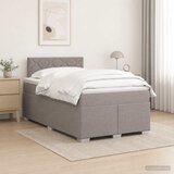  Boxspring krevet s madracem Sivosmeđa 120 x 200 cm Tkanina | shoptok.hr
