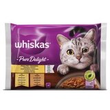 Whiskas kesice Pure delight izbor zivine 4x85gr | ePonuda.com