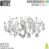 Clear Resin Crystals Medium | Providni smolasti kristali srednji 9–16mm (30 kom)