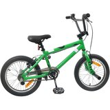 VidaXL BMX Kolo 16 Palcev za 5-8 let Zelena - - Zelena - 15.64 - 117 x 60 x 80 cm - 2025--v1 Slike