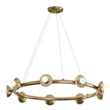  Kichler KL-PALTA9-CPZ - Visilica na sajli PALTA 9xE14/40W/230V zlatna | Eponuda.com