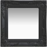  Zidno ogledalo u baroknom stilu 40 x 40 cm crno | shoptok.hr