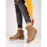 SHELOVET Brown women's trappers | ePonuda.com