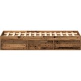  Okvir kreveta bez madraca staro drvo 150x200 cm | shoptok.hr