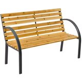  Vrtna drvena klupa Letvica - 125 cm | shoptok.hr