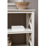 Premier Housewares Bijeli regal od masivnog bora 40x81x81 cm Heritage – | shoptok.hr