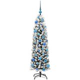 vidaXL Umestno božično drevo Zelena 150 cm PVC in Jeklo in Plastika | Shoptok.si