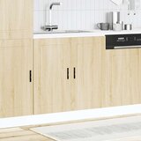 vidaXL Osnovna omarica za umivalnik "Porto" sonoma hrast 80x46x81,5 cm | Shoptok.si