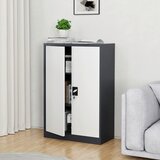 MID.YOU ARHIVSKA OMARA antracit, bela | Shoptok.si
