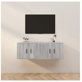  Zidni TV ormarići 2 kom boja sivog hrasta sonome 57x34 5x40 cm | shoptok.hr