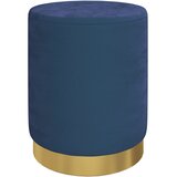  Okrugli tabure za pohranu plavi baršunasti 31 x 37 cm | Eponuda.com
