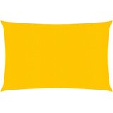 vidaXL Jedro za zaštitu od sunca 160 g/m² žuto 3 x 4,5 m HDPE | shoptok.hr