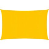 vidaXL Senčno jadro 160 g/m² rumeno 3x4,5 m HDPE | Shoptok.si
