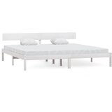  Okvir za krevet od borovine bijeli 180 x 200 cm Super King | shoptok.hr