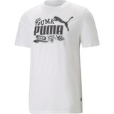 Puma Majice brez rokavov GRAPHICS Icon Tee Bela | Shoptok.si