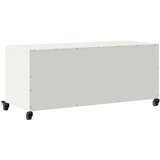 TV ormarić bijeli 100,5 x 39 x 43,5 cm čelik | Eponuda.com