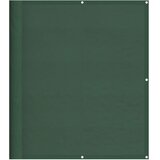 Balkonski zaslon tamnozeleni 120x800 cm 100 % poliester Oxford | shoptok.hr