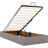 vidaXL Otomanski okvir kreveta s madraca smeđesivi 80x200cm od tkanine | shoptok.hr