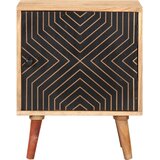  Noćni ormarić 40 x 30 x 50 cm od masivnog bagremovog drva | shoptok.hr