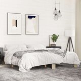 vidaXL Posteljni okvir sonoma hrast 160x200 cm inž. les in kovina, (21151997) | Shoptok.si