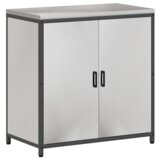 vidaXL Set za kuhinjsku pohranu 3 pcs Srebro 210 x 50 x 92 cm | shoptok.hr