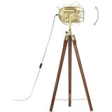  Podna svjetiljka na tronošcu od masivnog drva manga 97 cm | shoptok.hr
