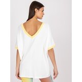 FANCY Blouse-FA-BZ-7766.81P-white-yellow | shoptok.hr