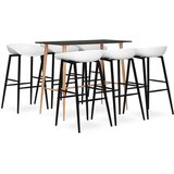  7-dijelni barski set crno-bijeli Cijene