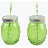 Čaša sa slamčicom - dve u setu - zelena ( 24730 ) Cene