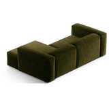 Cosmopolitan Design Zelena kutna garnitura od samta (s desnim kutom/s ležaljkom) Bergano – | shoptok.hr