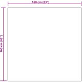  Tepih od umjetne ovčje kože TAFALLA Bež 160 x 160 cm Poliester | shoptok.hr