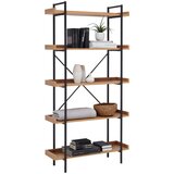 XORA regal 90/172/30 cm črna, barve hrasta Cene