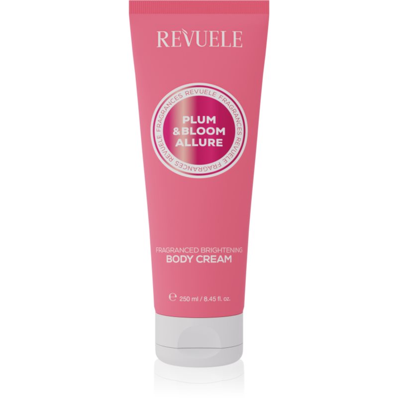 Plum & Bloom Allure Fragranced Brightening Body Cream posvjetljujuća krema za tijelo s hidratantnim učinkom za žene 250 ml