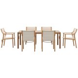 Modern Living Vrtna Garnitura Kristina, Bela, Barva Oreha, 7-Delno | Shoptok.si