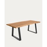 Kave Home Jedilna miza z mizno ploščo iz akacije 100x220 cm Alaia – | Shoptok.si