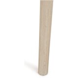 Furnhouse Mizica z mizno ploščo v hrastovem dekorju v naravni barvi 70x70 cm Nyborg – | Shoptok.si