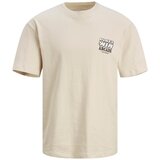 Jack & Jones Majica 'AMUSEMENT' bež / modra / rumena / rdeča | Shoptok.si
