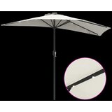  Vrtni suncobran Pijesak 294 x 150 x 224 cm Poliester i čelik | shoptok.hr