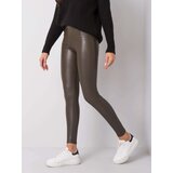 RUE PARIS Leggings-RV-LG-6007.11-dark khaki | ePonuda.com