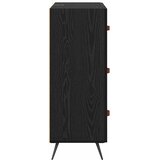  Komoda Crni Hrast 69,5 x 34 x 90 cm Konstrukcijsko drvo | shoptok.hr