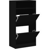 Ormarić za cipele crni 60 x 34 x 116 cm od konstruiranog drva | shoptok.hr