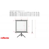 Reflecta Stativ za projektor 200x200cm lux bijela | Eponuda.ba