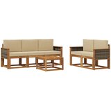  Set vanjskih sofa 6 kom. Prirodna | shoptok.hr